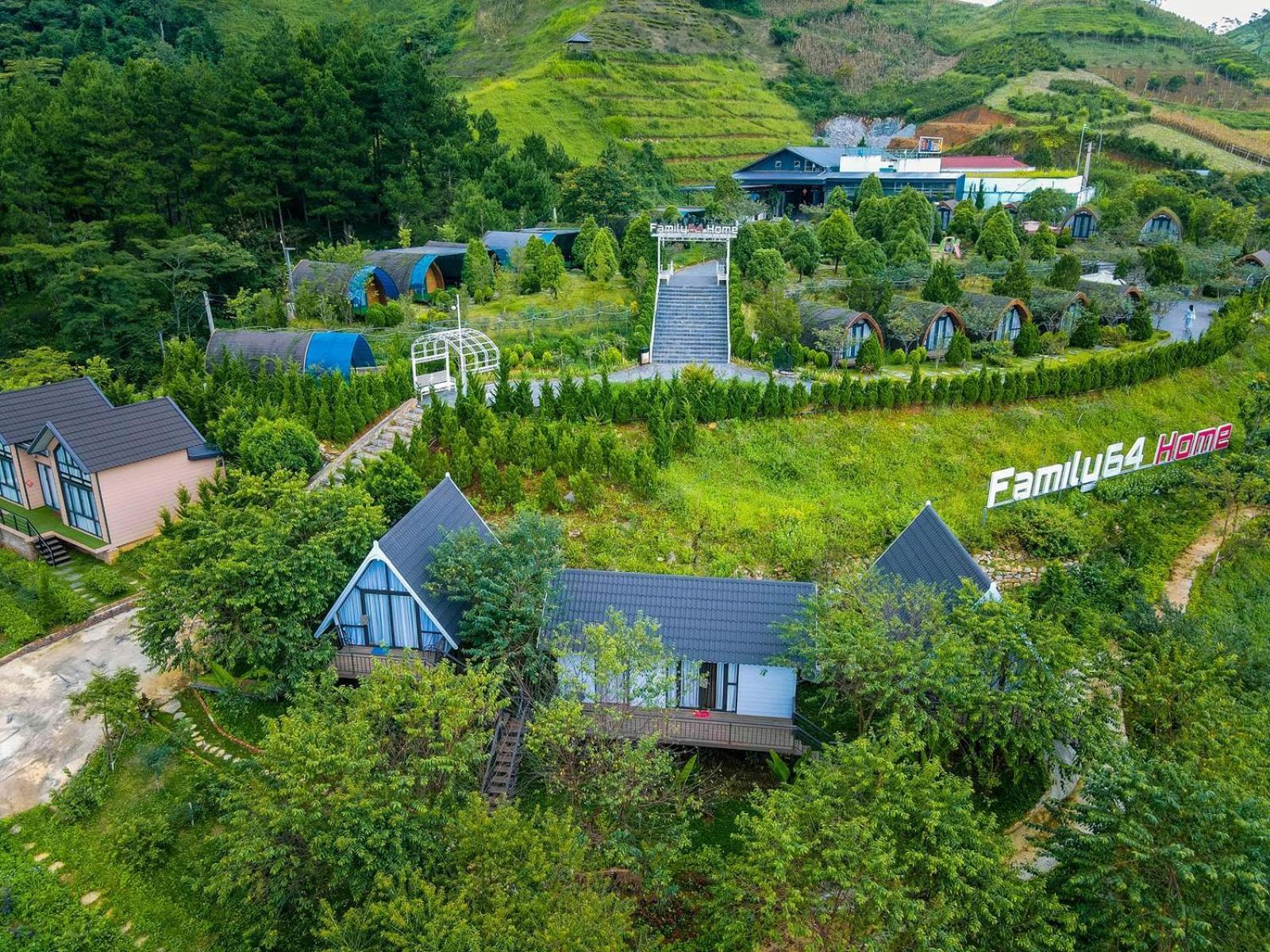 Family 64 Resort Moc Chau Bo Quan Exteriör bild